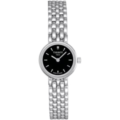 TISSOT - Reloj Lovely Plateado fondo Negro 19.5 mm