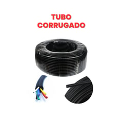 GENERICO - TUBO CORRUGADO DE 3/8 ROLLO DE 100 METROS