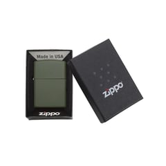 ZIPPO - Encendedor Classic Green Matte Encendedor Logo 221ZL