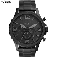 FOSSIL - Nate Reloj Hombre 50mm Cronografo Sport Elegante Japones JR1401