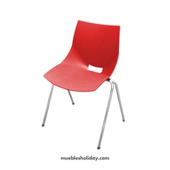 HOLIDAY - Silla Shell - Muebles - Alto 45 cm - Rojo