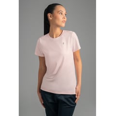 ULTIMATE FITNESS - Polo Deportivo Manga Corta para Mujer Pink