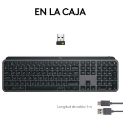 LOGITECH - Teclado MX Keys S Inalámbrico Español