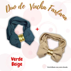 GENERICO - VINCHAS PARA BEBES MODELO FARFANA DUO PACK