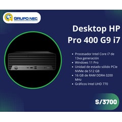 HP - ProDesk 400 G9 Desktop Mini i7