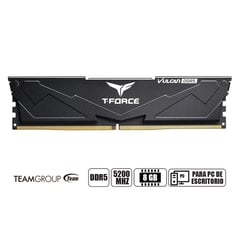 TEAM T FORCE - MEMORIA T-FORCE VULCAN 8GB 5200 BLACK DDR5