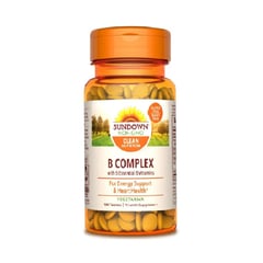 SUNDOWN NATURALS - B Complex (Complejo B 100%) 100 tabletas - Sundown