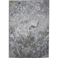 NATHAN - Alfombra Turkey Azure Gris- Azul 229x200