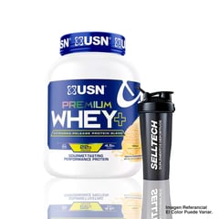 USN - Proteína Premium Whey + 5lb Vainilla + Shaker