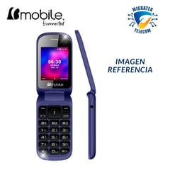 BMOBILE - TELEFONO MOVIL C228 2G 24 Dual SIM Radio FM - Color Azul