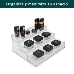 HOGARMAS - Estante Organizador de 3 Niveles Acrílico