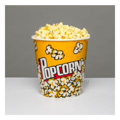 GENERICO - Cubeta Vaso Popcorn de Cine en Color Amarillo