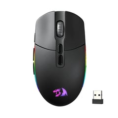 REDRAGON - MOUSE INVADER PRO M719RGB INALAMBRICO USB 10000DPI NEGRO