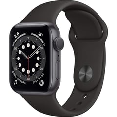 APPLE - Watch Series 6 GPS 40mm Negro - Reacondicionado