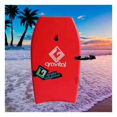 RYBIU IMPORT - Bodyboard Compacto para Nadar en Color Rojo 33