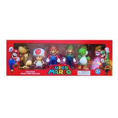 NINTENDO - MARIO BROS SET POR 6 PERSONAJES