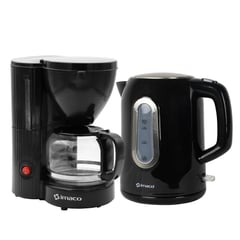 IMACO - Combo cafetera electrica 6 tazas+hervidor plástico 1.7lts