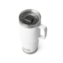 YETI - Taza de viaje de 20 oz (591 ml) con Tapa Stronghold color Blanco