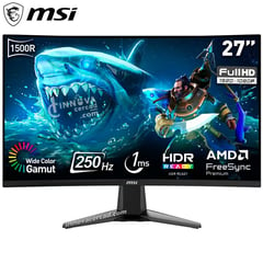 MSI - Monitor Gaming MAG 27C6X 27 Curvo VA FHD OC 250Hz 1ms