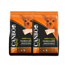 CANBO - Alimento Perro Adulto Cordero Raza Pequeña 7KG x2