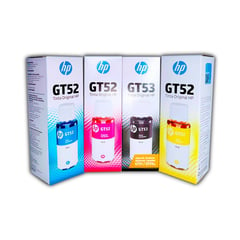 HP - KIT Tinta GT52 y GT53 Precio por 4 unidades Pack