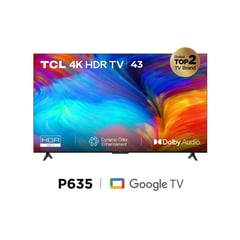 TCL - TELEVISOR SMART TV 4K ULTRA HD 43 43P635 GOOGLE TV