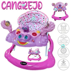 HI BABY - Andador Musical y Luces CANGREJO LILA