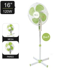 BOSKKO - Ventilador De Piso 16 BK-8216VD 120W - verde