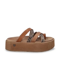 GOTTA - Sandalia Plataforma Beige Mujer 55940