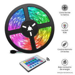 INSPIRA - Rollo Cinta LED x5 metros RGB con Control