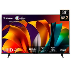 HISENSE - Televisor Led 58 Smart UHD 4K VIDAA 58A6N 2024