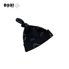 ECOBEBE - Gorro Bebé - Halloween Boo - 100 Algodón Orgánico