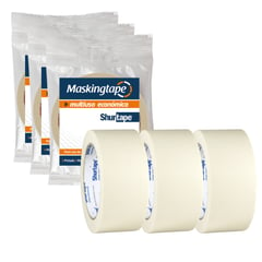 SHURTAPE - Masking Tape 2" x 40 Yds Pack x3