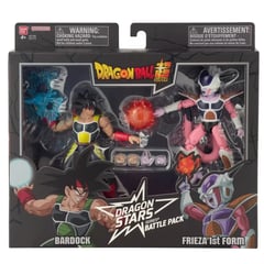 DRAGON BALL - Pack X2 Figuras Bardock VS Freezer 1ra Transformación