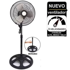 UG ULTRA G - Ventilador Pedestal de 10 Negro 40W