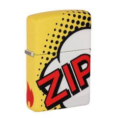 ZIPPO - Encendedor Comic Pop Art Design Matte Yellow