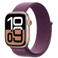 APPLE - Watch Series 10 GPS 42mm Rose Gold Correa Loop Ciruela A2997