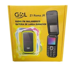 GENERICO - Celular BASICO 2G GOL Z1 Roma JR FLIP PHONE