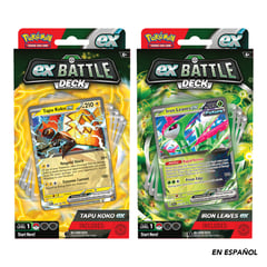 POKEMON - CARTAS DE TCG KOKO EX IRON EX BAT DECK SPA