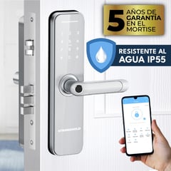 STRONGHOLD - Cerradura digital RESISTENTE AL AGUA - MASTER IP55 Plata