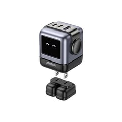 UGREEN - Cargador USB-C Robot 65w Multipuerto Gan Nexode 15570