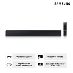 SAMSUNG - Soundbar 2.0 CH HW-C400 40W Negro