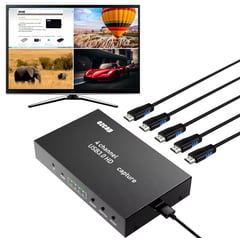 EZCAST - CAPTURADORA DE VIDEO HDMI 4 PUERTOS USB 3.0 EZCAP 264