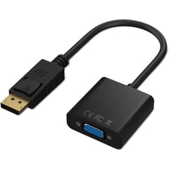 GENERICO - ADAPTADOR CONVERTIDOR DISPLAYPORT A VGA FULL HD