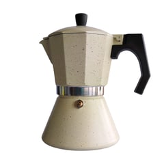 CORBETTA - Cafetera Italiana Vainilla 6 Tazas - Granito