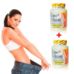 GENERICO - 2 Frascos Lipocream Amarilla 500 gr