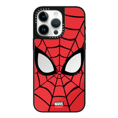 SCREENSHOP - Mirror Case iPhone 14 Pro Max Hombre Spider Máscara