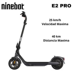 SEGWAY NINEBOT - SCOOTER ELÉCTRICO NINEBOT E2 PRO 25kmh 45KM