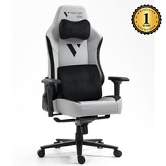 VENTURE SIDE - Silla Gamer Prime Ash Gris Cuero Almohadilla Magnetica