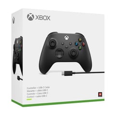 MICROSOFT - Mando de xbox series x-s + cable usb-c compatible con pc